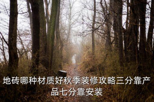 地砖哪种材质好秋季装修攻略三分靠产品七分靠安装