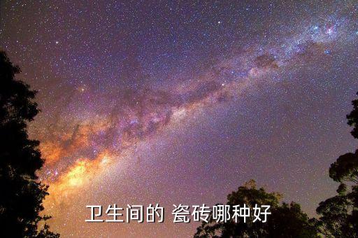 卫生间的 瓷砖哪种好
