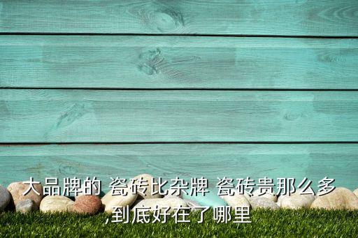 大品牌的 瓷砖比杂牌 瓷砖贵那么多,到底好在了哪里