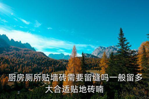  厨房厕所贴墙砖需要留缝吗一般留多大合适贴地砖喃