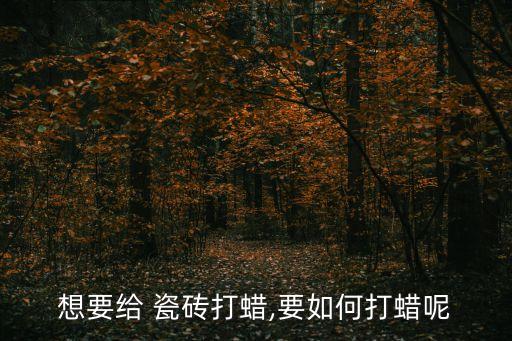 卫生间瓷砖上蜡不好用