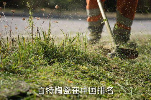 百特陶瓷在中国排名