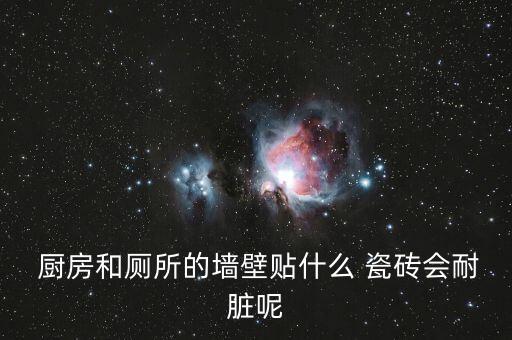  厨房和厕所的墙壁贴什么 瓷砖会耐脏呢