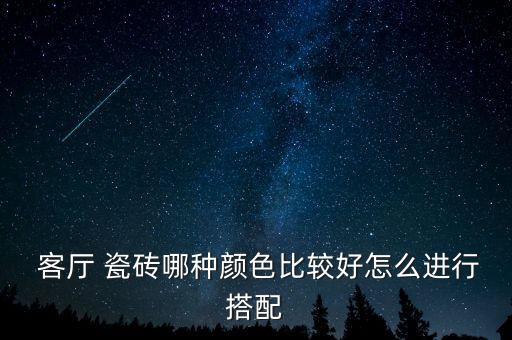  客厅 瓷砖哪种颜色比较好怎么进行搭配