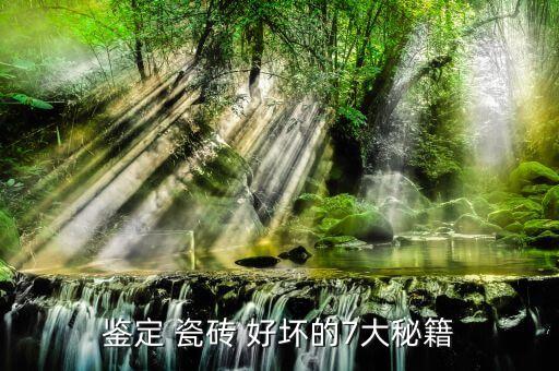 瓷砖品牌怎么看好坏,瓷砖怎么看好坏简单易懂