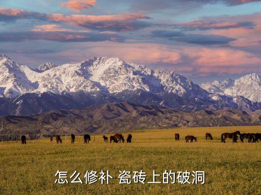 怎么修补 瓷砖上的破洞