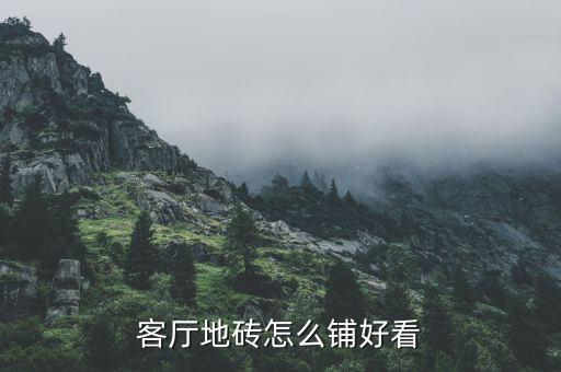客厅地砖怎么铺好看