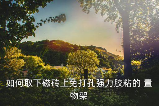 如何取下磁砖上免打孔强力胶粘的 置物架