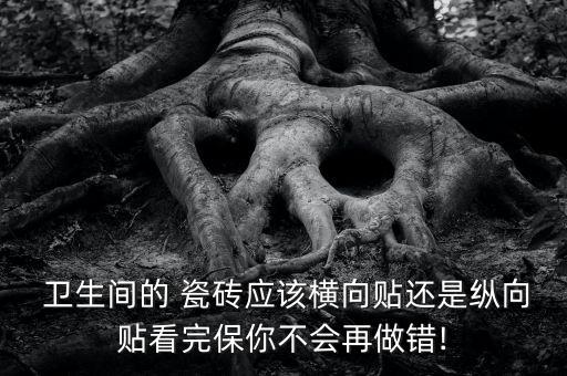  卫生间的 瓷砖应该横向贴还是纵向贴看完保你不会再做错!