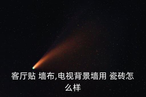 客厅贴 墙布,电视背景墙用 瓷砖怎么样