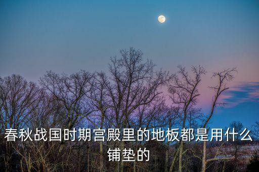 春秋战国时期宫殿里的地板都是用什么铺垫的