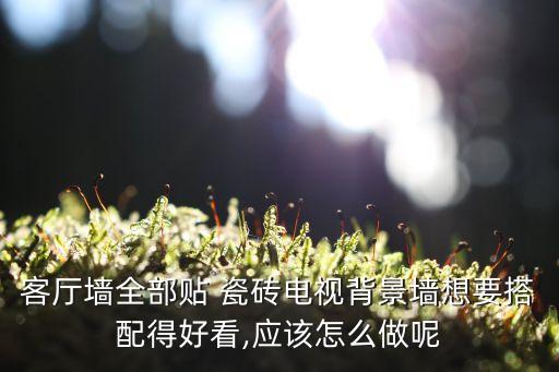 客厅墙全部贴 瓷砖电视背景墙想要搭配得好看,应该怎么做呢