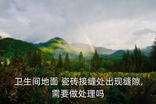  卫生间地面 瓷砖接缝处出现缝隙,需要做处理吗