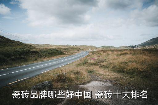 最新流行哪种瓷砖品牌最好