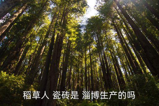 稻草人 瓷砖是 淄博生产的吗