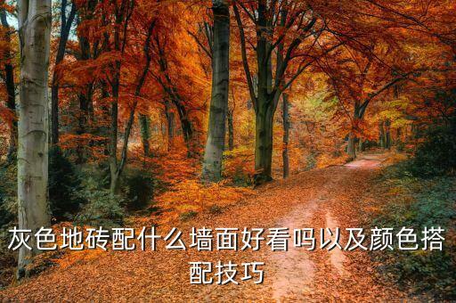 灰色地砖配什么墙面好看吗以及颜色搭配技巧
