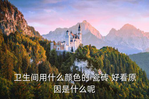  卫生间用什么颜色的 瓷砖 好看原因是什么呢