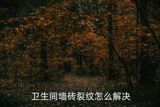  卫生间墙砖裂纹怎么解决