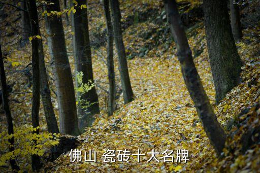 佛山 瓷砖十大名牌