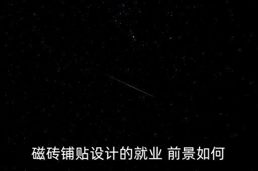 磁砖铺贴设计的就业 前景如何
