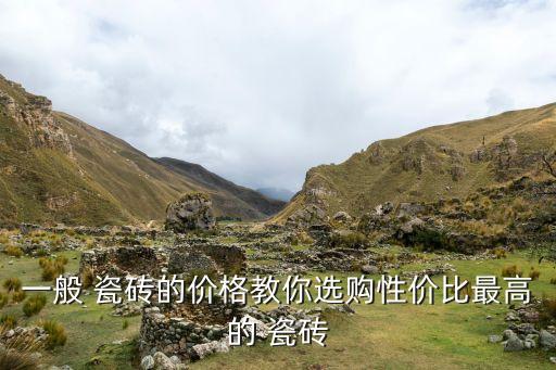 一般 瓷砖的价格教你选购性价比最高的 瓷砖