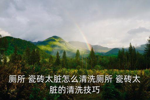 厕所 瓷砖太脏怎么清洗厕所 瓷砖太脏的清洗技巧